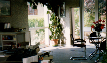 Bureau de l&lsquo;usine de confection de Saint Andrés les Vergers